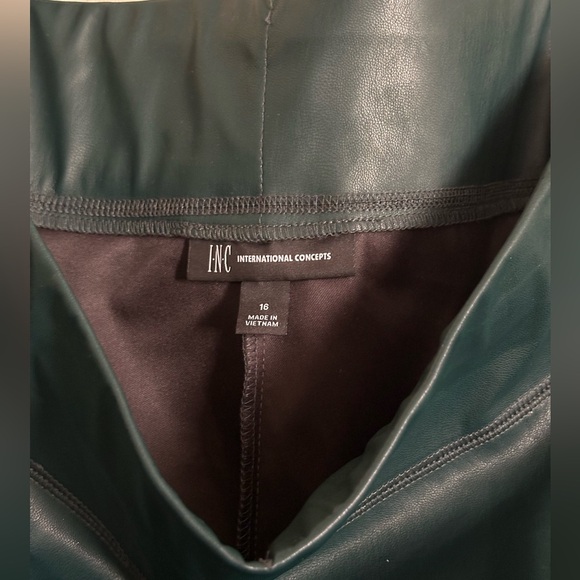 INC Faux Leather Leggings - Picture 3 of 4